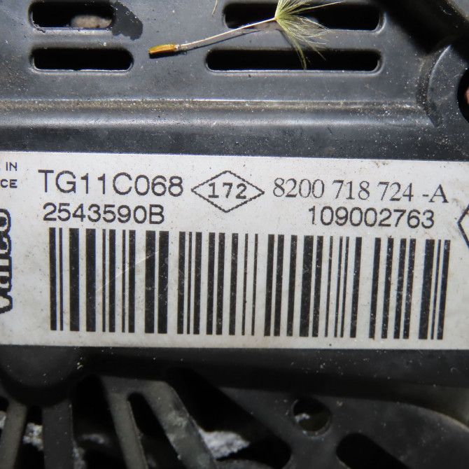 Alternateur occasion  Renault TWINGO II (CN0_) 1.2 16v (cn0k, cn0v) (2007) 3 portes   8200718724  2