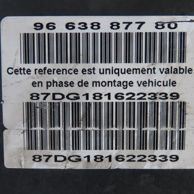 Unité hydraulique ABS occasion  CITROEN C5 II Phase 1 04-2008->... 1.6 HDi 16v 110ch   9663887780  2
