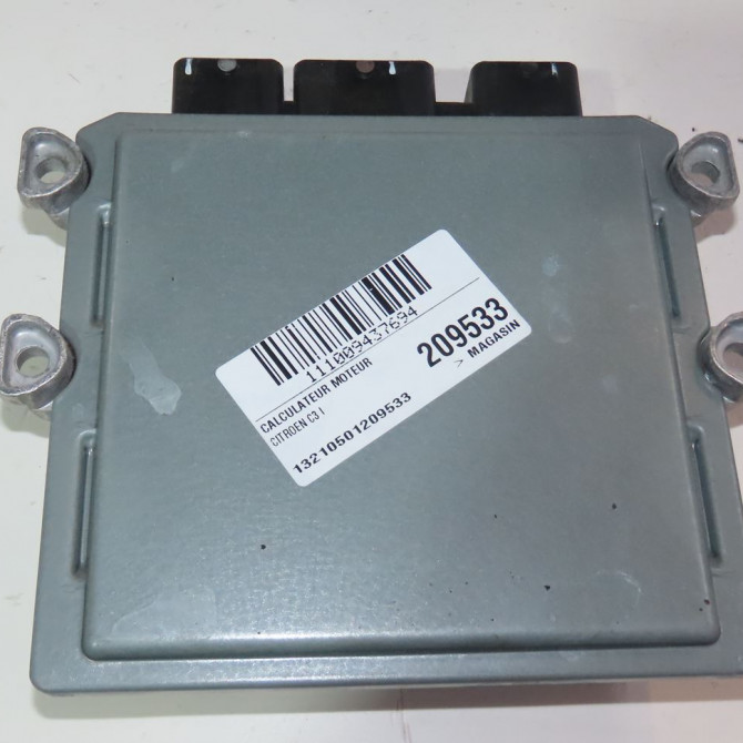 Calculateur moteur occasion  Citroën C3 I (FC_, FN_) 1.4 hdi (2003-2011) 5 portes   9663483180  1