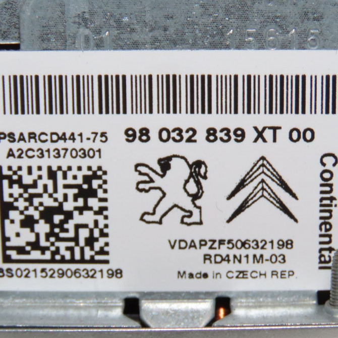 Autoradio occasion  Citroën C3 II (SC_) 1.2 vti 82 (2012-2016) 5 portes   98032839XT  2