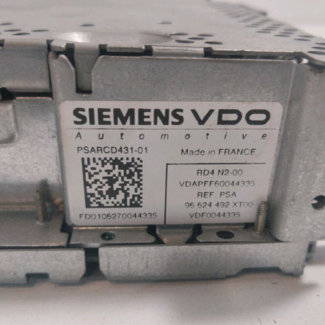 Autoradio occasion  Peugeot 207/207+ (WA_, WC_) 1.6 hdi (2006-2013) 5 portes   96624492XT  2