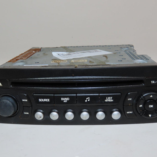 Autoradio occasion  Peugeot 207/207+ (WA_, WC_) 1.4 hdi (2006-2015) 5 portes   96639793XT  1