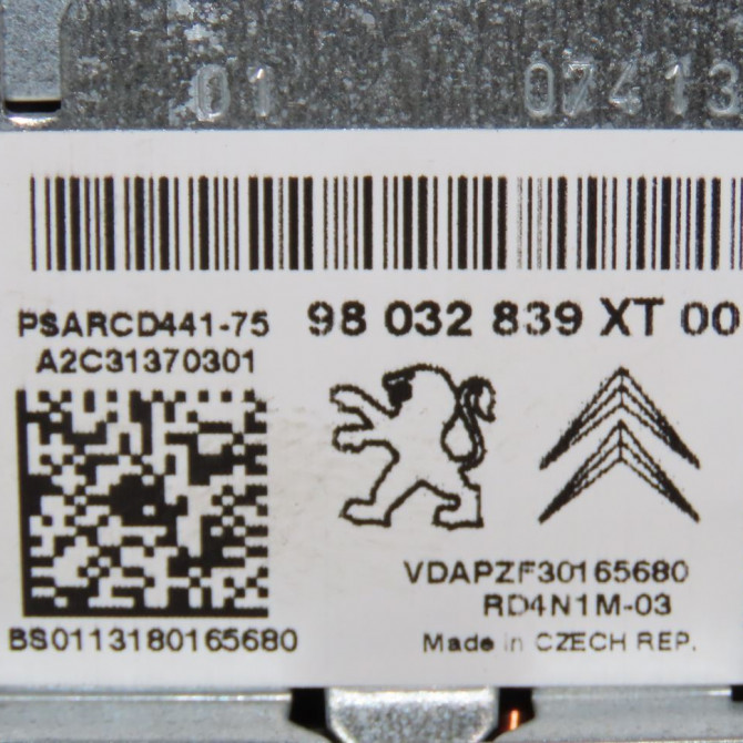 Autoradio occasion  Peugeot 207/207+ (WA_, WC_) 1.4 (2006-2013) 5 portes   98032839XT  2