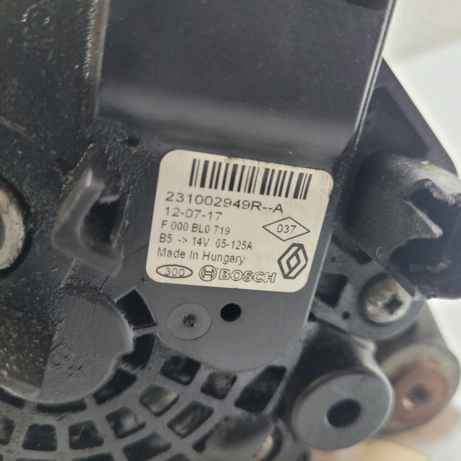 Alternateur occasion  Dacia LODGY (JS_) 1.5 dci (2012) 5 portes   231002543R  5