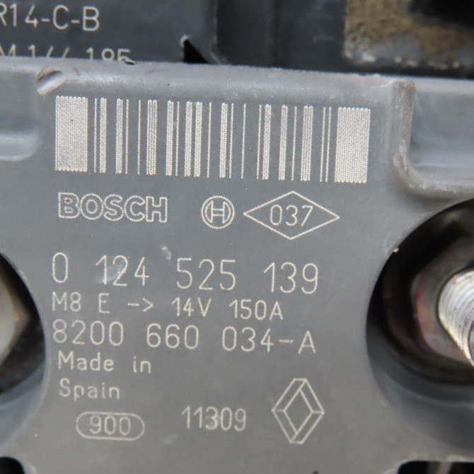 Alternateur occasion  Renault SCÉNIC II (JM0/1_) 1.5 dci (jm1e, jm16) (2005-2008) 5 portes   8200660034  2