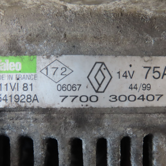 Alternateur occasion  Renault MASTER II Camionnette (FD) 2.5 d (1998-2001)   7700300407  2