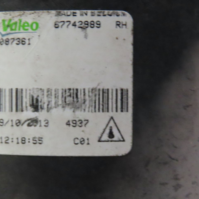 Phare antibrouillard avant droit occasion  Peugeot 206 3/5 portes (2A/C) 1.6 hdi 110 (2004-2007)   6205T2  3