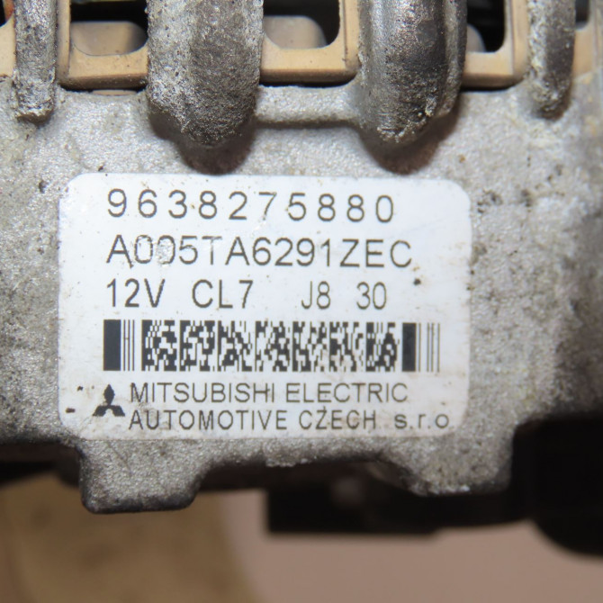 Alternateur occasion  Peugeot 206+ (2L_, 2M_) 1.4 i (2lkfwa, 2mkfwa) (2009-2013) 3 portes   9638275880  2