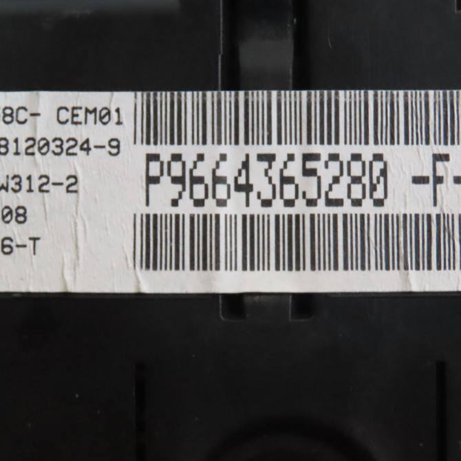 Bloc compteurs occasion  Citroën C4 PICASSO I Monospace (UD_) 1.6 hdi (2007-2013) 5 portes   9664365280  3