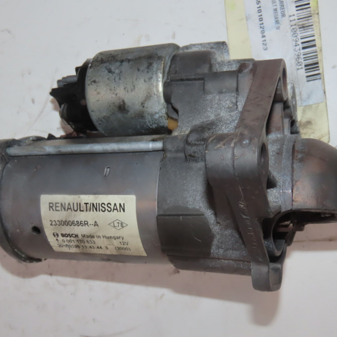 Démarreur occasion  Renault MEGANE IV 3/5 portes (B9A/M/N_) 1.6 dci 130 (b9a4) (2015)   233000686R  3