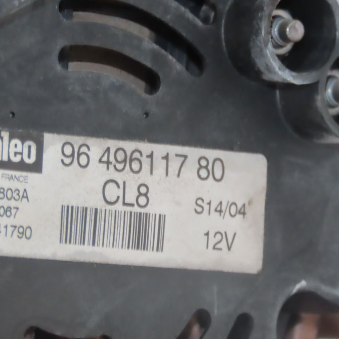 Alternateur occasion  Peugeot 307 (3A/C) 1.6 16v (2000-2007) 5 portes   9649611780  4