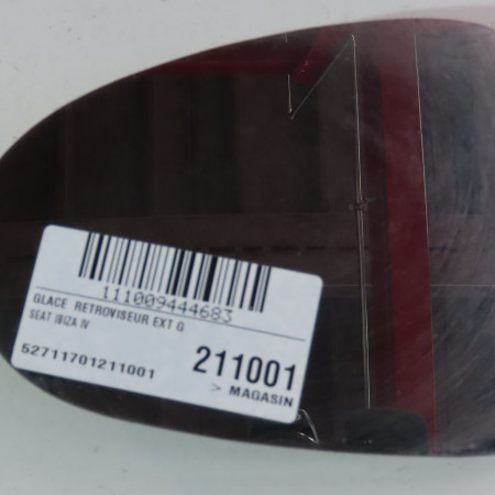 Glace  retroviseur exterieur gauche occasion  Seat IBIZA IV (6J5, 6P1) 1.6 tdi (2009-2015)   6J0857521H 