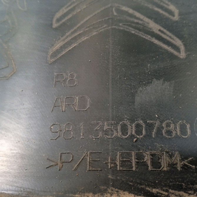 Pare-boue arrière droit occasion  Peugeot 508 II (FB_, FH_, F3_) 1.5 bluehdi 130 (fbyhzj, fbyhzr) (2018)   9813500780  2