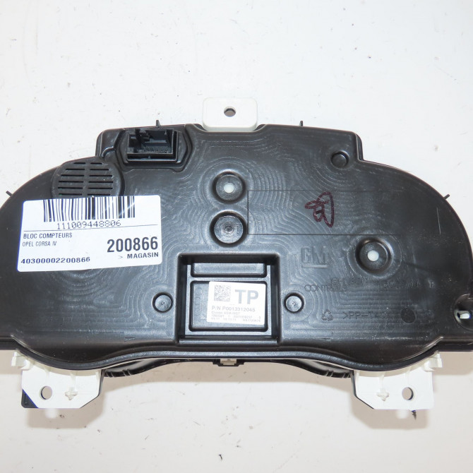 Bloc compteurs occasion  Opel CORSA D (S07) 1.4 (l08, l68) (2006-2014)   13312045  3