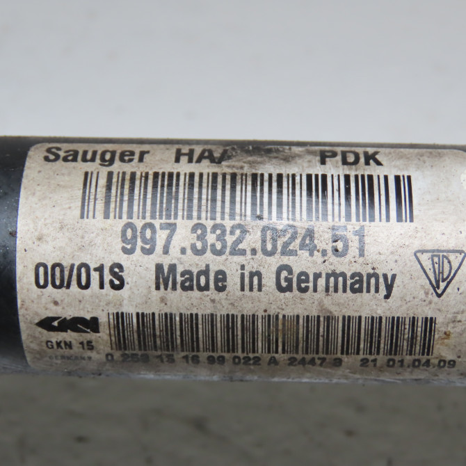 Transmission arrière droite occasion  Porsche 911 (997) 3.8 carrera s (2004-2008)   99733202451  2