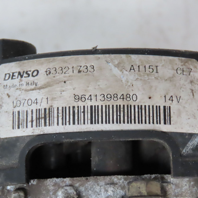 Alternateur occasion  Peugeot 206 CC (2D) 1.6 16v (2dnfuf, 2dnfur) (2000-2007) 2 portes   5705KX  2