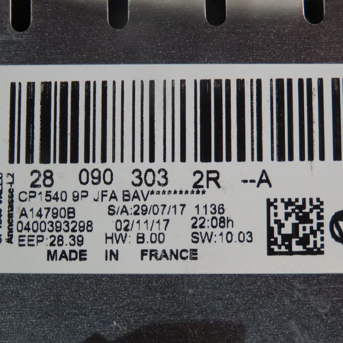 Afficheur digital occasion  Renault SCÉNIC IV (J9_) 1.2 tce 130 (2016)   280903032R  3