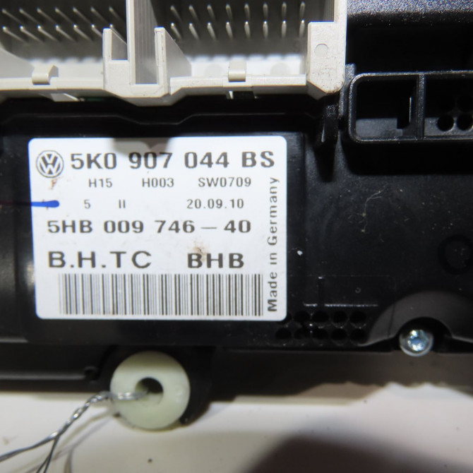 Commande de chauffage occasion  Volkswagen vw GOLF VII (5G1, BQ1, BE1, BE2) 1.4 tsi multifuel (2013-2018)   5K0907044BS  2