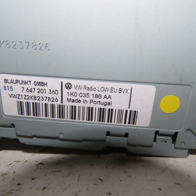 Autoradio occasion  Volkswagen vw GOLF VI (5K1) 1.6 tdi (2009-2012) 5 portes   1K0035186AA  2