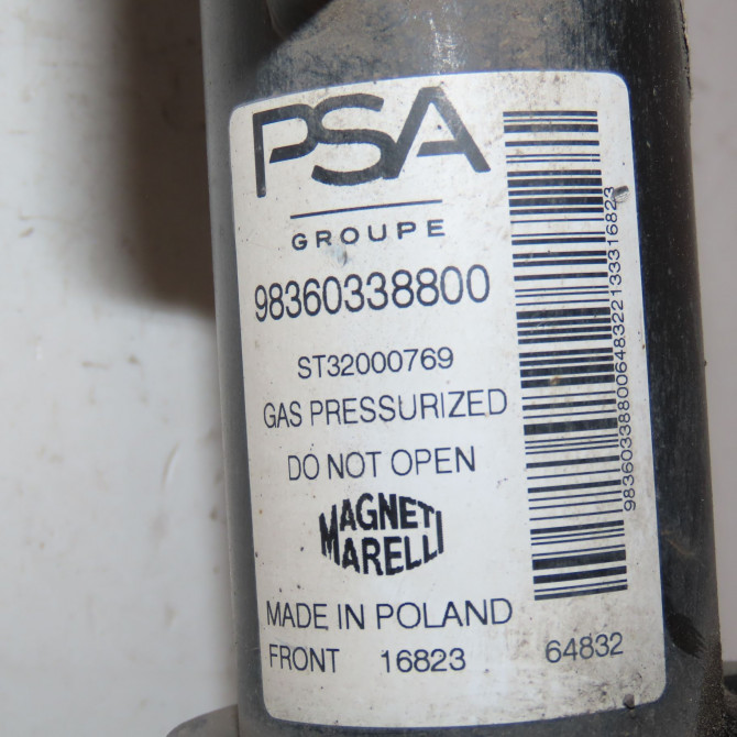 Amortisseur avant gauche occasion  Peugeot 208 II (UB_, UP_, UW_, UJ_) E-208 (2019)   9836033880  2