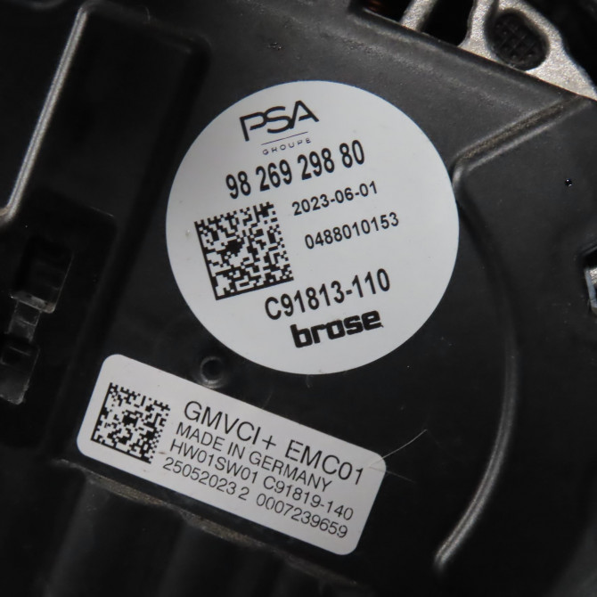 Moteur ventilateur radiateur occasion  Peugeot 208 II (UB_, UP_, UW_, UJ_) E-208 (2019)   9826929880  2