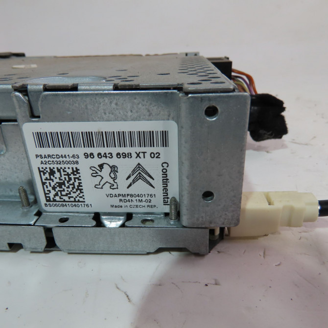 Autoradio occasion  Peugeot 207/207+ (WA_, WC_) 1.6 hdi (2006-2013) 5 portes   96643698XT  2