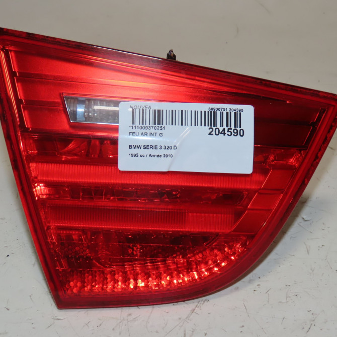 Feu arrière interieur gauche occasion  Bmw 3 (E90) 320 d (2004-2011)   63217289427  1