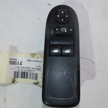 Commande lève-glace porte avant gauche occasion  Citroën C3 II (SC_) 1.1 i (2009-2013)   98012275XT 