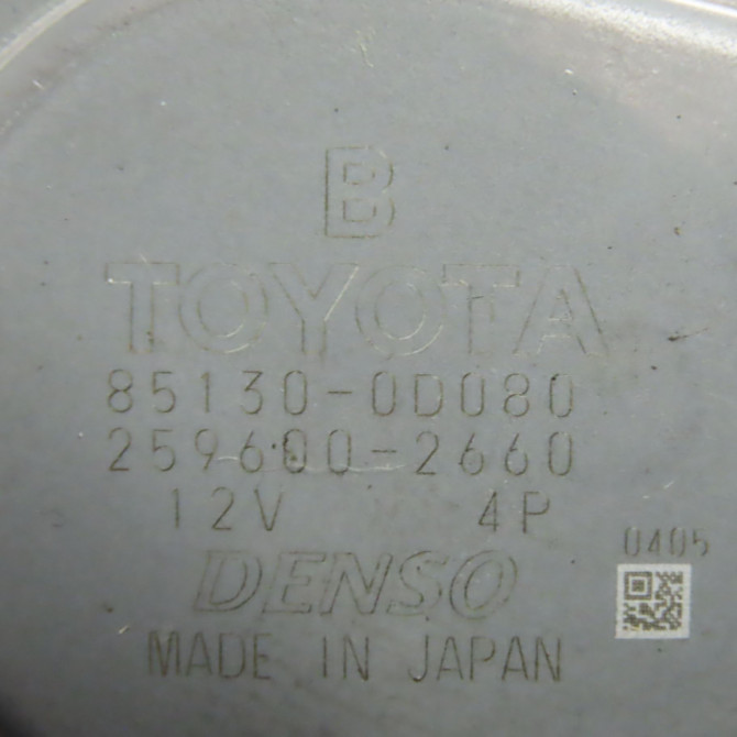 Moteur essuie-glace arrière occasion  Toyota YARIS (_P13_) 1.0 (ksp130_) (2010)   851300D080  2