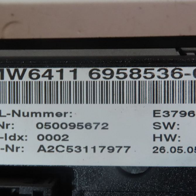 Commande de chauffage occasion  Bmw 3 (E90) 320 d (2004-2011)   64116958536  3