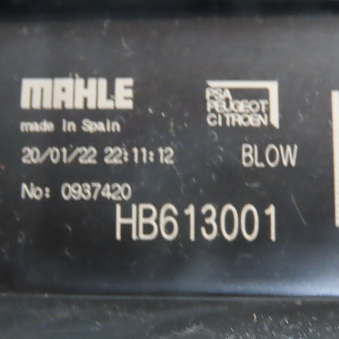 Moteur ventilateur chauffage occasion  Citroën C3 AIRCROSS II (2R_, 2C_) 1.2 puretech 110 (2rhnzb, 2rhnzw, 2rhnpx, 2rhnpj) (2017)   9818270880  3