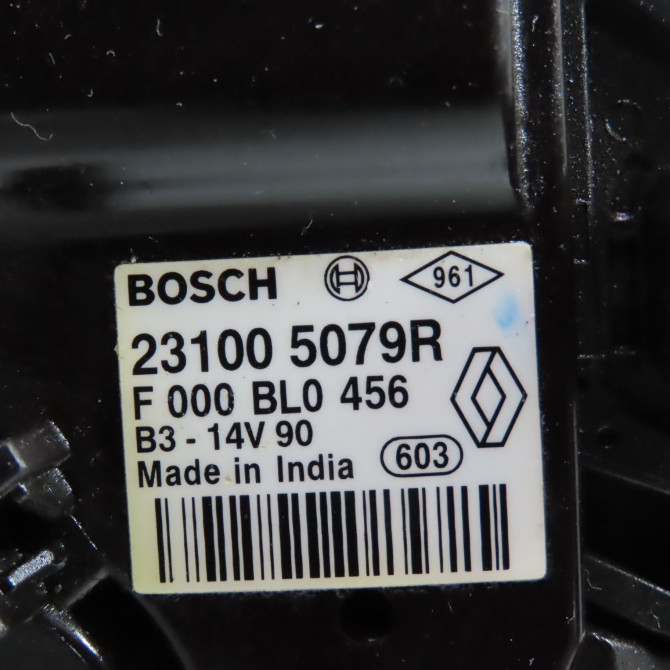 Alternateur occasion  Renault TWINGO III (BCM_, BCA_) 1.0 sce 70 (2014) 5 portes   231005079R  2