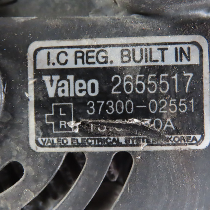 Alternateur occasion  Kia PICANTO I (SA) 1.0 (2004-2011)   3730002551  2