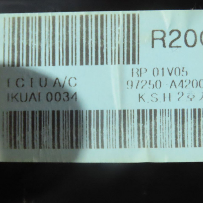 Commande de chauffage occasion  Kia CARENS IV 1.7 crdi (2013)   97250A4200CA  3