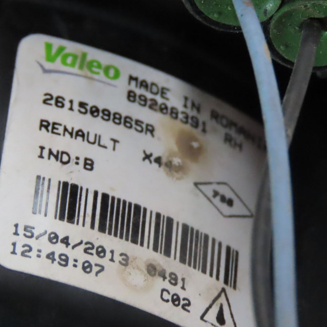 Feux av d occasion  Renault TWINGO II (CN0_) 1.5 dci 75 (2010) 3 portes   261509865R  3