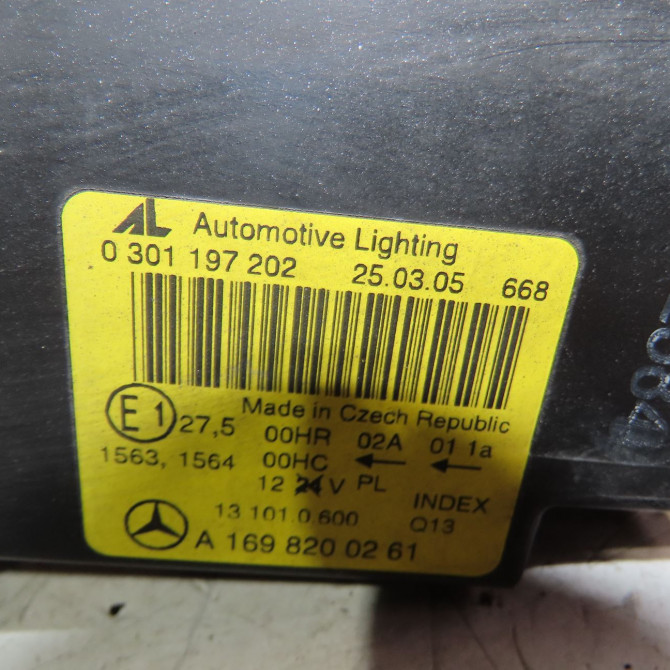 Phare droit occasion  Mercedes-benz CLASSE A (W169) A 200 cdi (169.008, 169.308) (2004-2012) 5 portes   1698200461  2