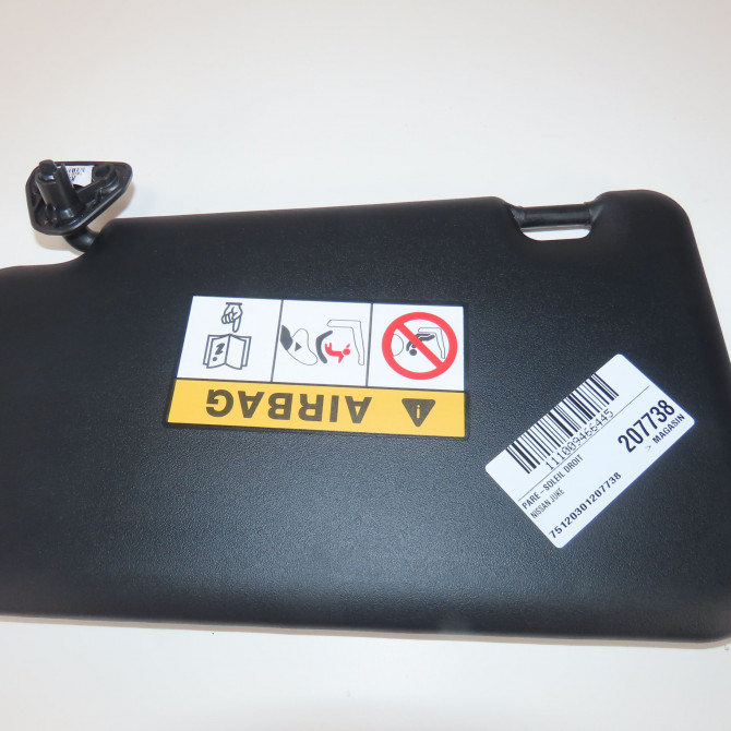 Pare-soleil droit occasion  Nissan JUKE (F15) 1.5 dci (2010) 5 portes   96400BV90E  2