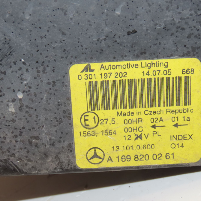 Phare droit occasion  Mercedes-benz CLASSE A (W169) A 150 (169.031, 169.331) (2004-2012)   1698200261  2