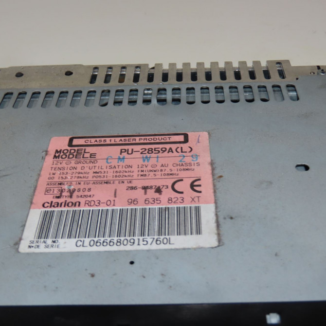 Autoradio occasion  Peugeot 206+ (2L_, 2M_) 1.4 hdi eco 70 (2009-2013) 5 portes   96635823XT  2