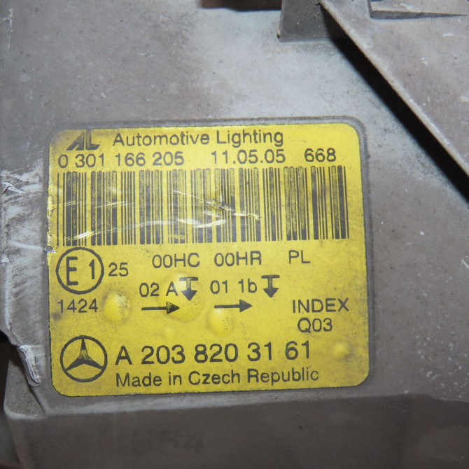 Phare gauche occasion  Mercedes-benz CLASSE C (W203) C 220 cdi (203.008) (2003-2007)   2038203161  2