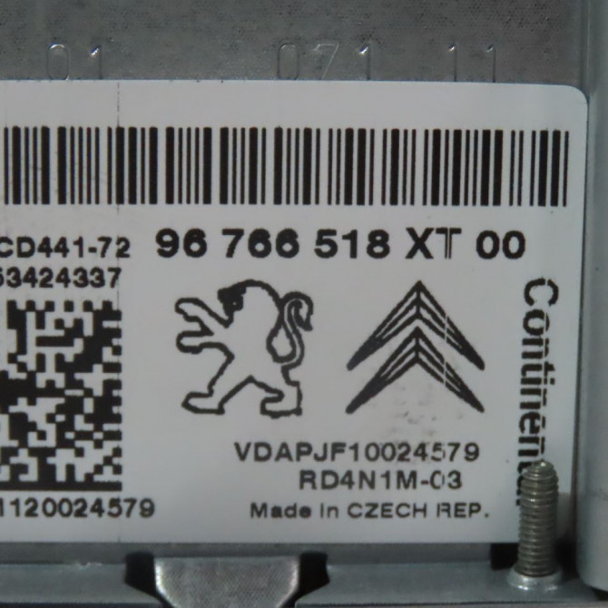 Autoradio occasion  Citroën DS3 (SA_) 1.6 hdi 90 (2009-2015) 3 portes   96766518XT  2