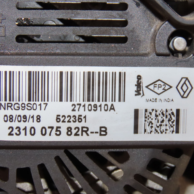 Alternateur occasion  Dacia LOGAN MCV II 1.0 sce 75 (2016)   231007582R  2