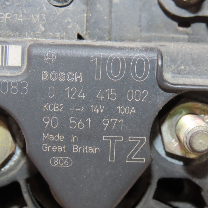 Alternateur occasion  Opel ZAFIRA A Monospace (T98) 1.6 16v (f75) (1999-2005)   90561971  2