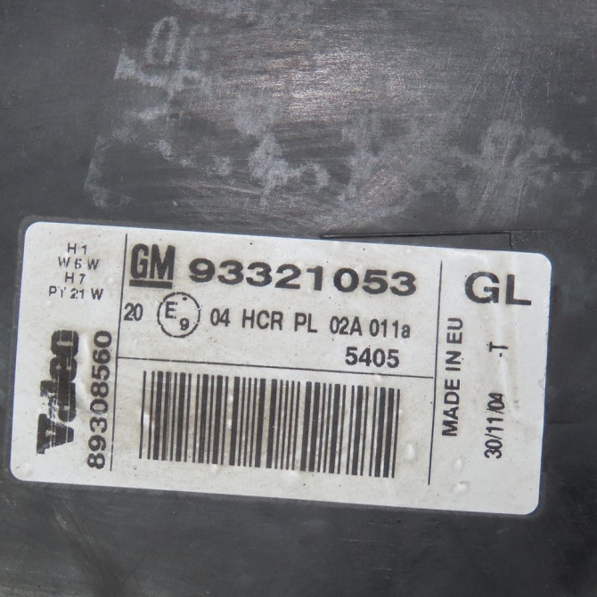Phare droit occasion  Opel MERIVA A Monospace (X03) 1.7 cdti (e75) (2003-2010)   93321053  2