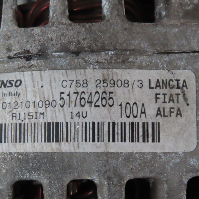 Alternateur occasion  Alfa romeo 159 (939_) 1.9 jtdm 16v (939axf1b, 939axc1b) (2005-2011)   51764265  2