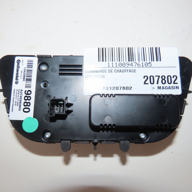 Commande de chauffage occasion  Opel MOKKA / MOKKA X (J13) 1.4 (_76) (2013)   13429880  3