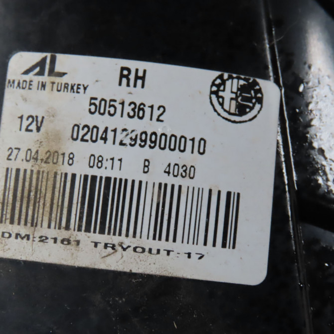 Feu arrière droit occasion  Alfa romeo GIULIETTA (940_) 2.0 jtdm (940fxv11) (2013-2018)   50513612  2