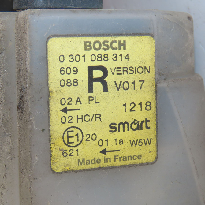 Phare droit occasion  Smart CABRIO (450) 0.6 (s1ola1, 450.441, 450.442, 450.443) (2000-2004)   Q0001218V018000000  2
