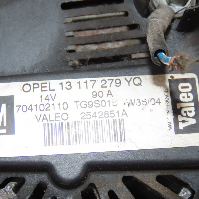 Alternateur occasion  Opel CORSA D (S07) 1.3 cdti (l08, l68) (2006-2014) 3 portes   95520013  2