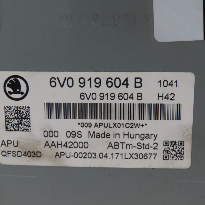 Afficheur digital occasion  Skoda FABIA III (NJ3) 1.2 tsi (2014-2021)   6V0919604B  2